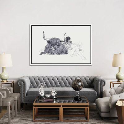 Taurus 1 Piece Wall Art on Canvas