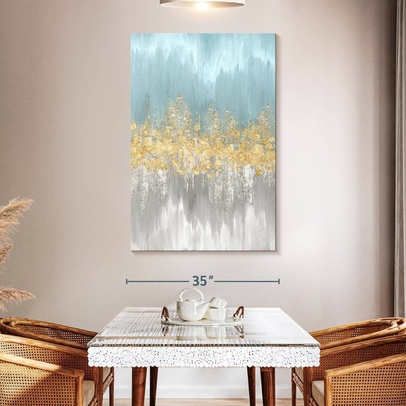 Avery Neutral Wave Lengths, 51" H x 34" W