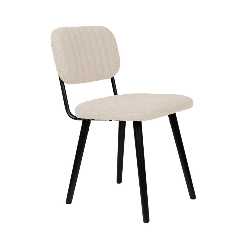 Jake Upholstered Dining Chair, White