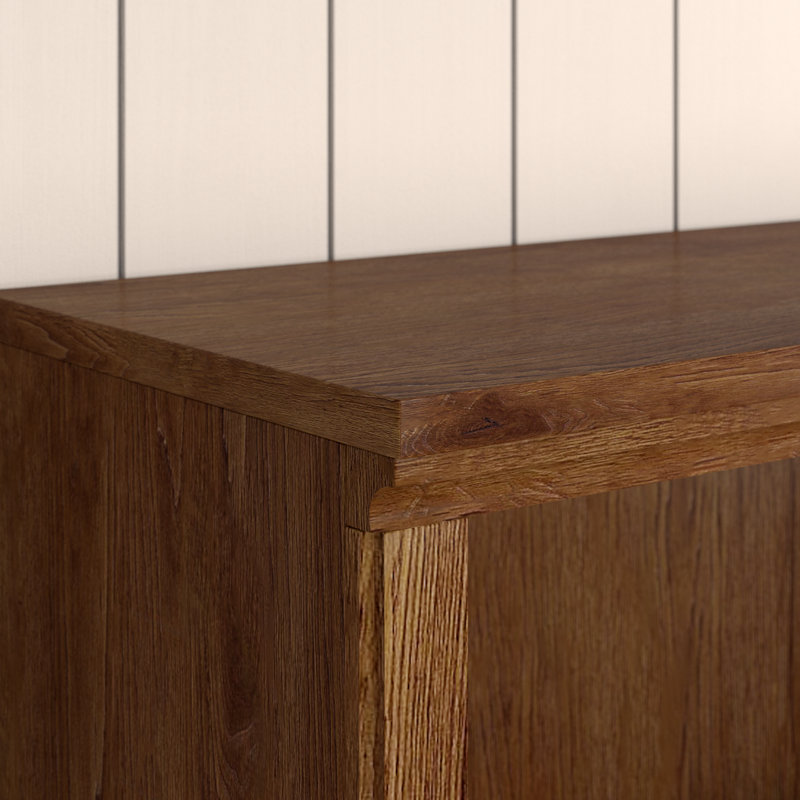 Bibliothèque standard H 29,88 "x l 35,25" Hartman, Chêne huilé
