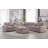 8 Piece Modern Corduroy L Shaped Power Reclining Sectional Couch With Storage & Wireless Charging