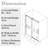 60" - 56" W X 76" H Frameless Single Sliding Shower Door With 5/16" (8Mm) Thick Tempered Clear Glass, With Buffer-121604746