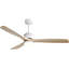 Ventilateur de plafond moderne à DEL à 3 pales de 60 po Nicola avec télécommande et ensemble d'éclairage inclus-270283355