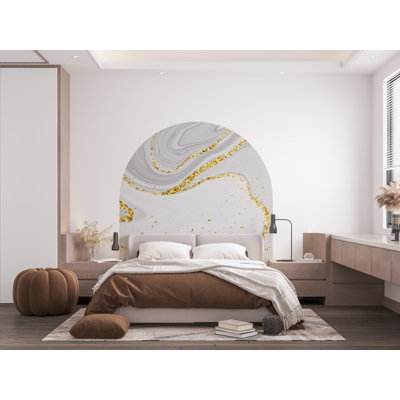 Boho Wall Decal, Bed Arch Sticker, Hedboard Wall Decal