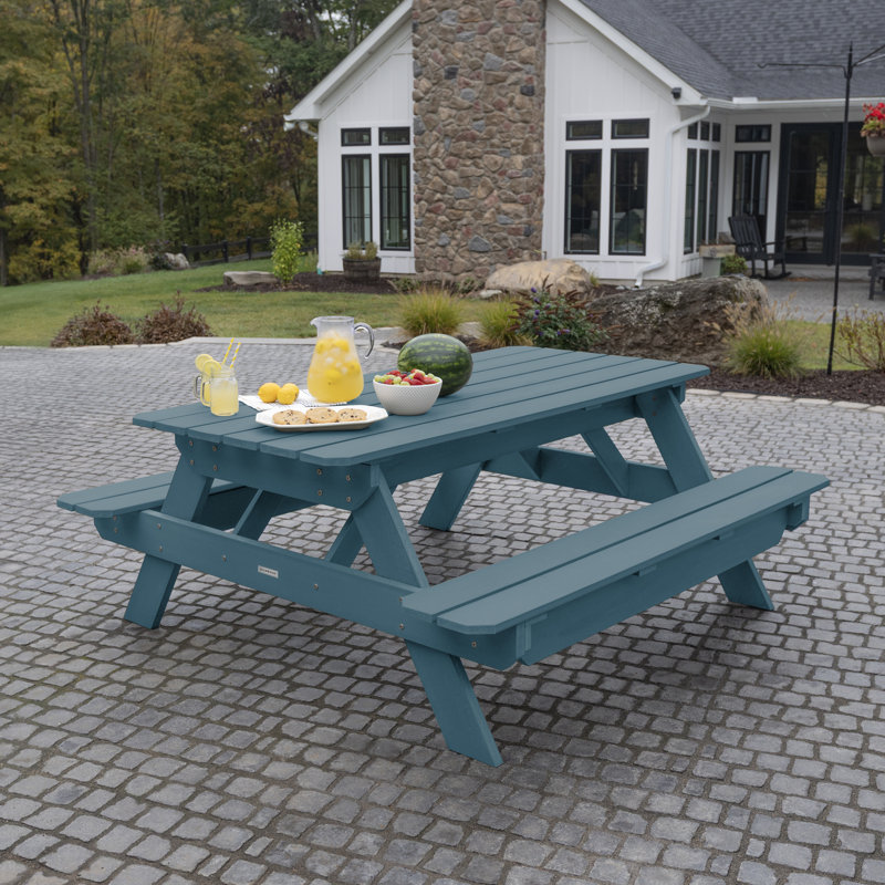 Sohi Patio Dining Set with, Nantucket Blue
