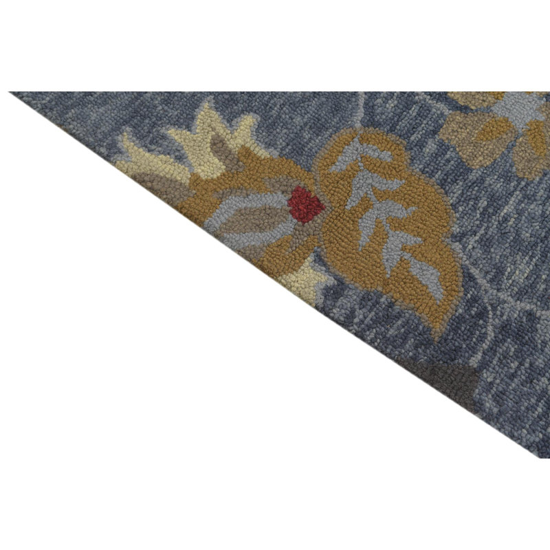 Tapis bleu Paras