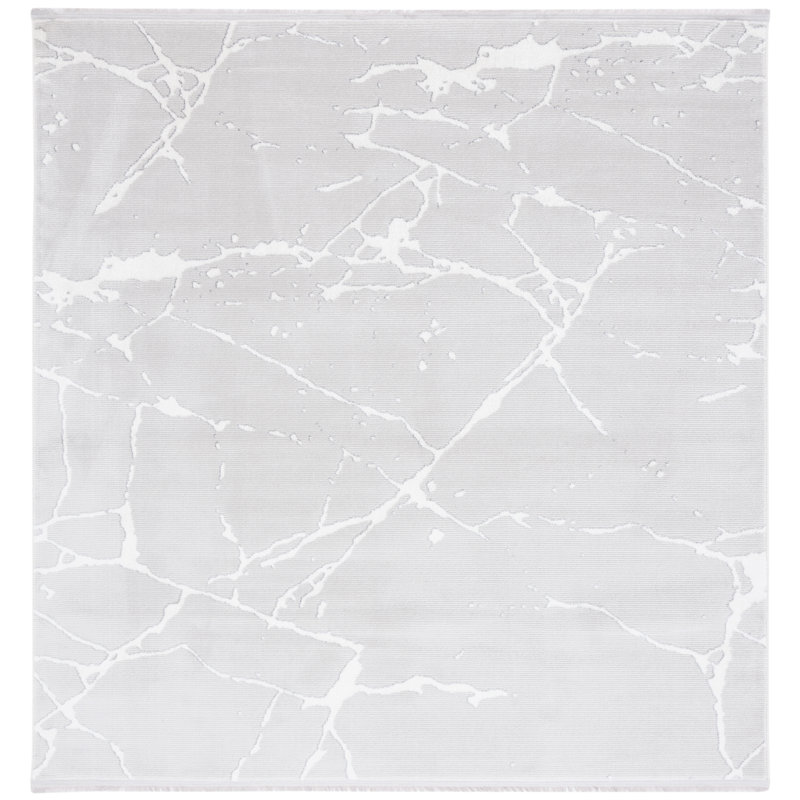 Datid Whisper Performance Abstract Rug, Square 6'7"