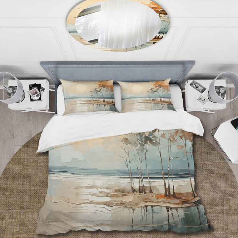 Minimalisme - Voilier Rhythms II - Ensemble de housse de couette transport - Microfibre de polyester