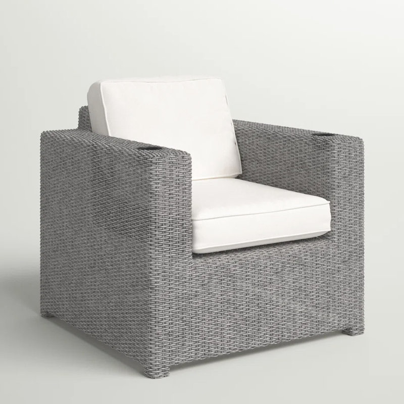 Chaise ergonomique ergonomique pour terrasse avec coussins - posture optimale gris moderne pour le jardin, structure antirouille, coussins antidérapants, inclinable réglable
