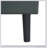 Dark Gray Twin Bed