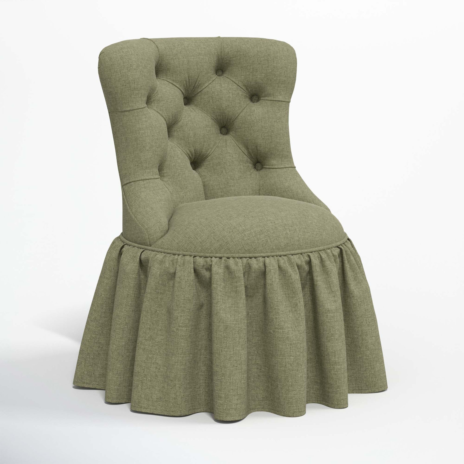 Minnie Side Chair, Zuma Laurel Textured Linen