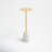     Pangea Home Churchill End Table - Modern Side Table – Marble Drink Table - Contemporary Accent -Table for Living Room, Bedroom, Office, or Lounge Spaces - Gold with White Marble Table-50165135-50165136