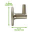 2" W x 2.25" H Surface Mount Kit for Shower