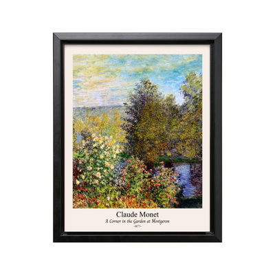 Claude Monet - Un coin dans le jardin