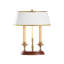 Lampe de table à deux bougies 15"