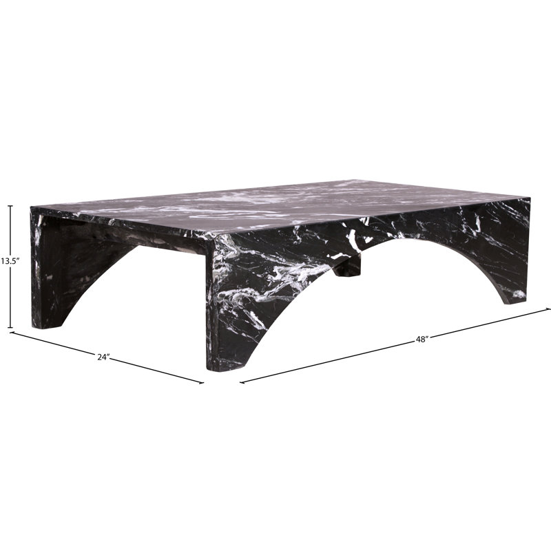 Table basse Palermo, Noir