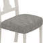 Ensemble 2 pièces Tannen: chaises d'appoint blanches et grises au design élégant