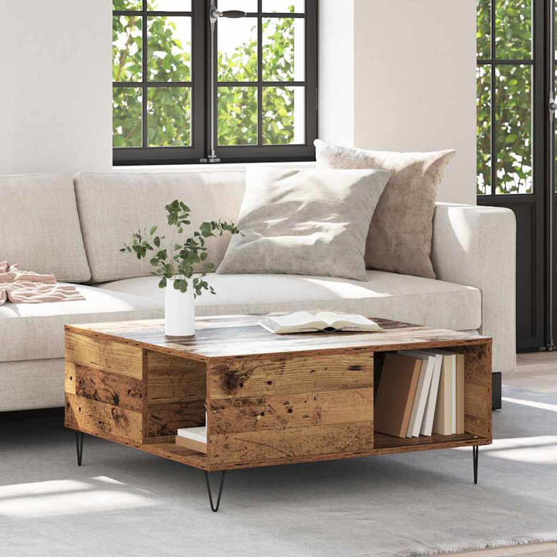 Coffee Table with Storage, Brown