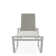 Holna Outdoor Rust-Resistant Metal Chaise Lounge