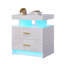 Table de chevet 2 tiroirs Ashten-891896775