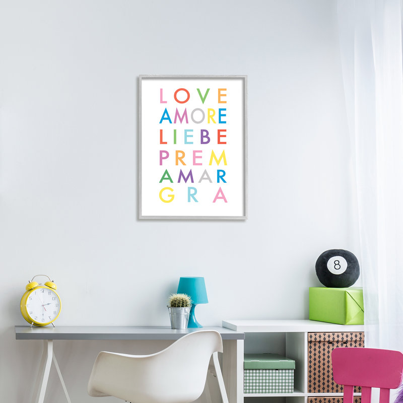 Love romantique, phrases - art textuel, H 30 po x l 24 po, Estampe numérique Farmhouse