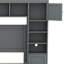 Lit plateforme double avec rangement double-1163661477