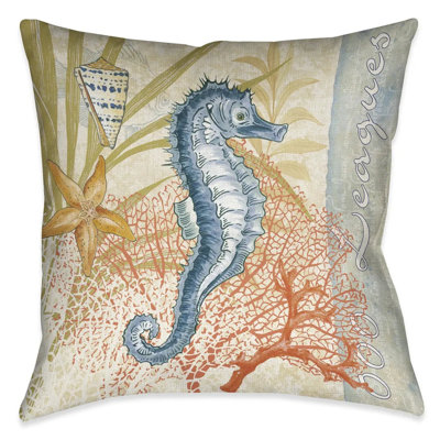 Coussin décoratif intérieur Oceana Seahorse