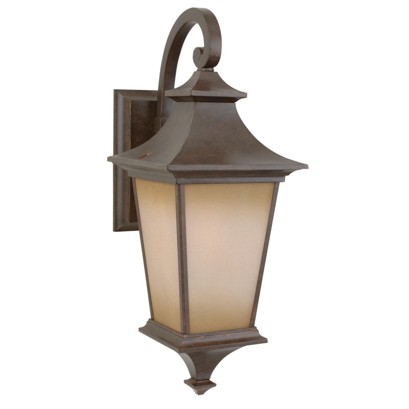 Lanterne murale d’extérieur 1 luminosité Glenmont, Bronze
