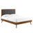 Willow Wood Platform Bed with Splayed Legs-1598483962-1598483961