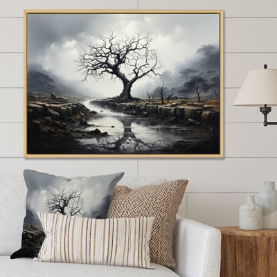 " Grey Tree Monochrome Mystique "