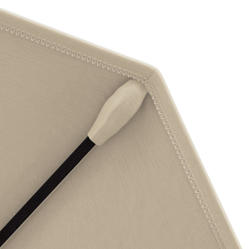Parasol de marché 9 pi x 9 pi Austan, Beige antique