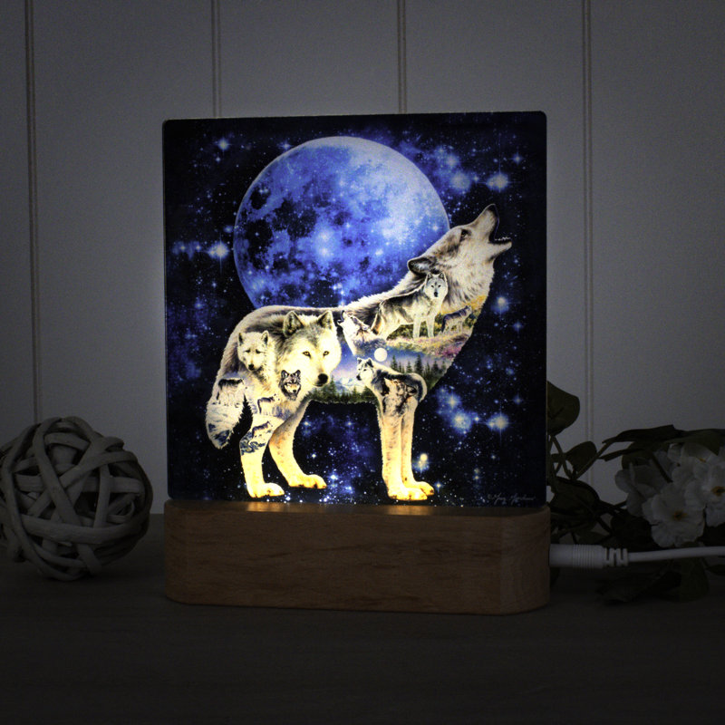 Veilleuse Spirit Wolf