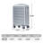 20 Inch ABS Hard Shell Travel Checked Luggage - Scratch Resistant Surface Four Multi-Directional Wheels,  With Combination Lock