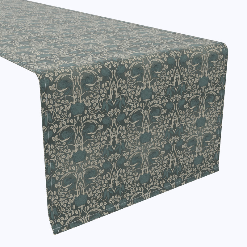 Floral 49 Cotton Table Runners, 108" x 16"