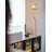 Ambient Glow Glass Shade Floor Lamp