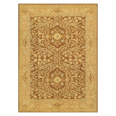 Tapis brun / doré Denver