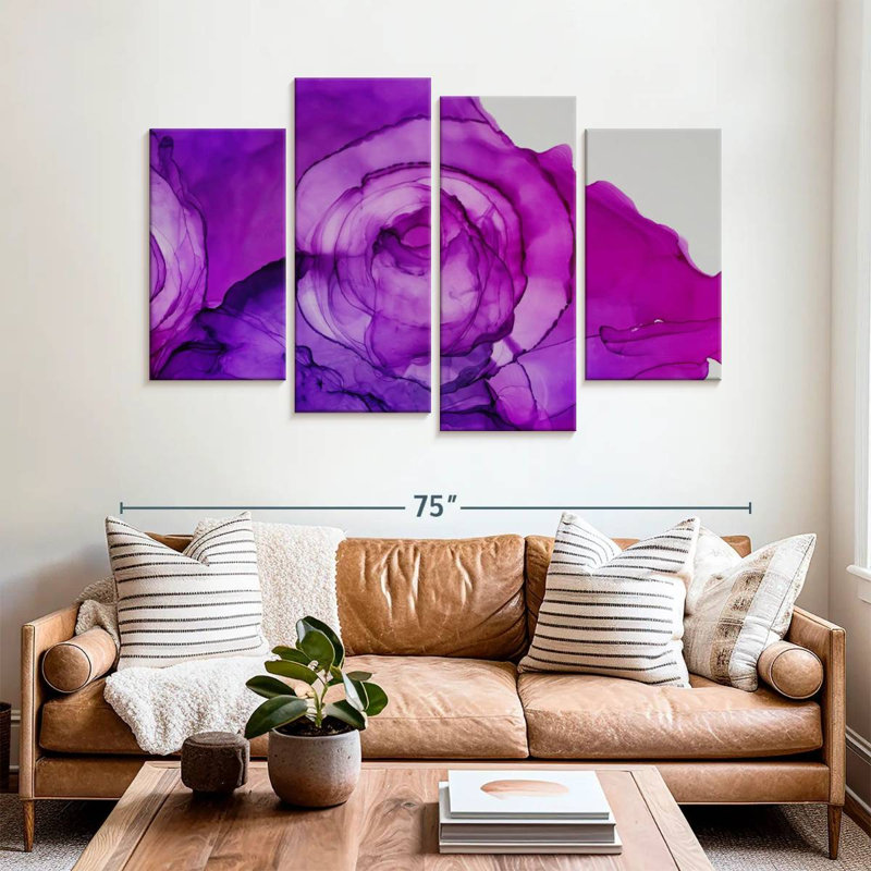 Fleur moderne Avery, H 42 po x l 68 po