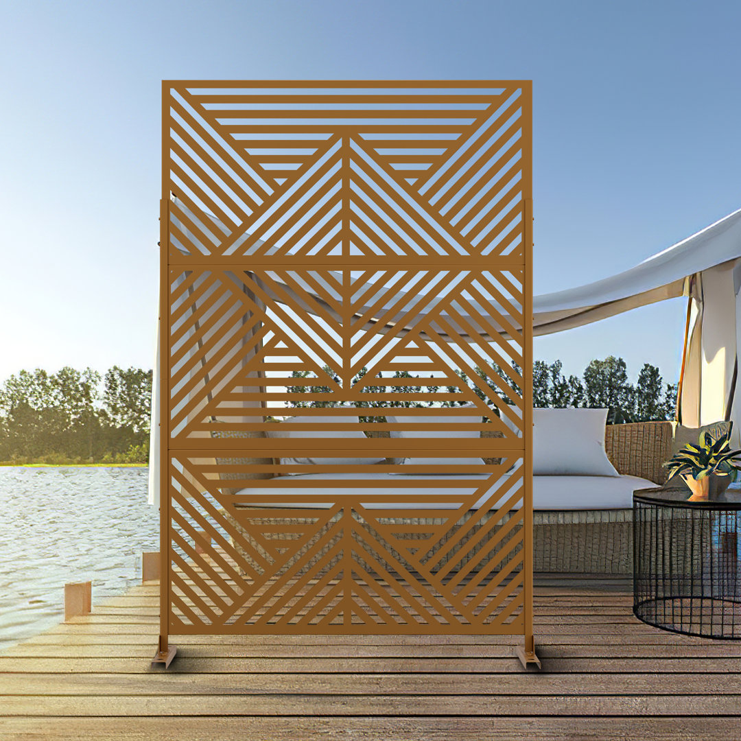 6 ft. H x 4 ft. W Metal Privacy Screen MAYEERTY 