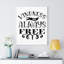 Kindness Always Free - Wrapped Canvas Print-1021537570