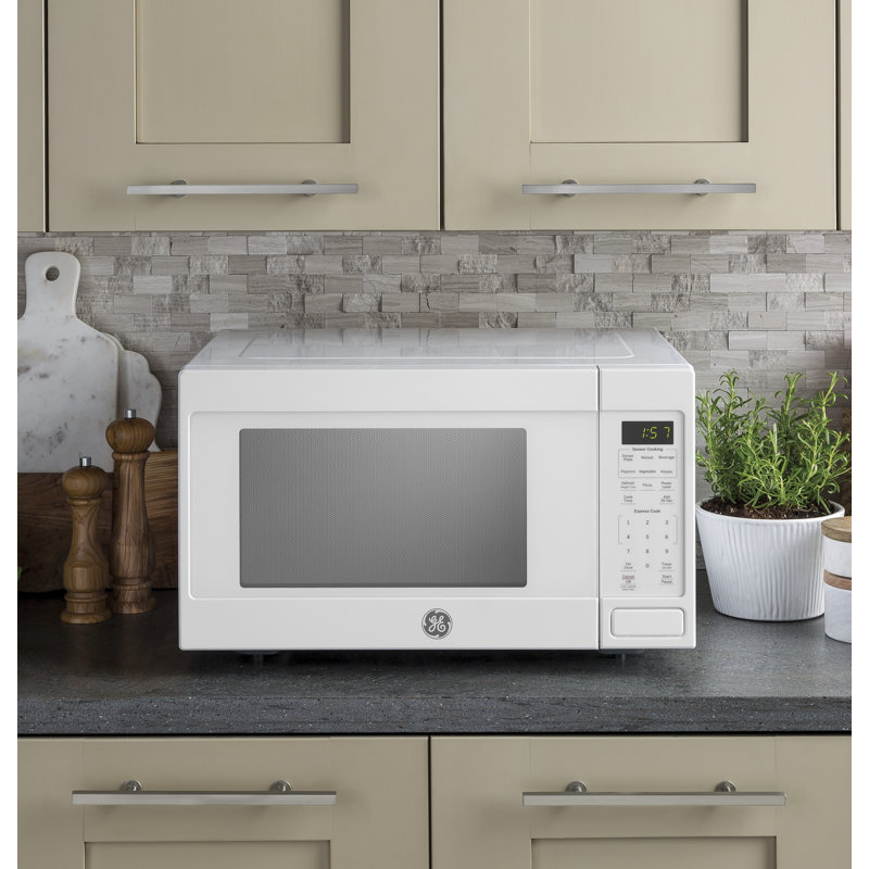 21.75'' 1.6 cu ft. 1150 - Watt Countertop Microwave with Sensor Cooking, White