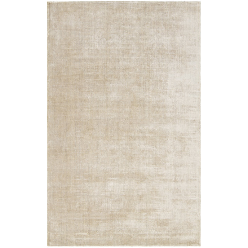 Tapis beige tissé à la main Alida, Rectangle 7 pi 9 po x 10 pi 6 po