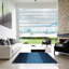 Tapis noir/bleu zone contemporaine Cahuilla-1561365729