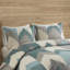Ensemble de housse de couette en coton imprimé Alpine-27419029-27419028