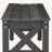 44.5 Weatherproof Plastic Bench with Wood-Look Finish