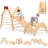 Deformable Pikler Triangle Set 20+ Modes Montessori Climbing Toy