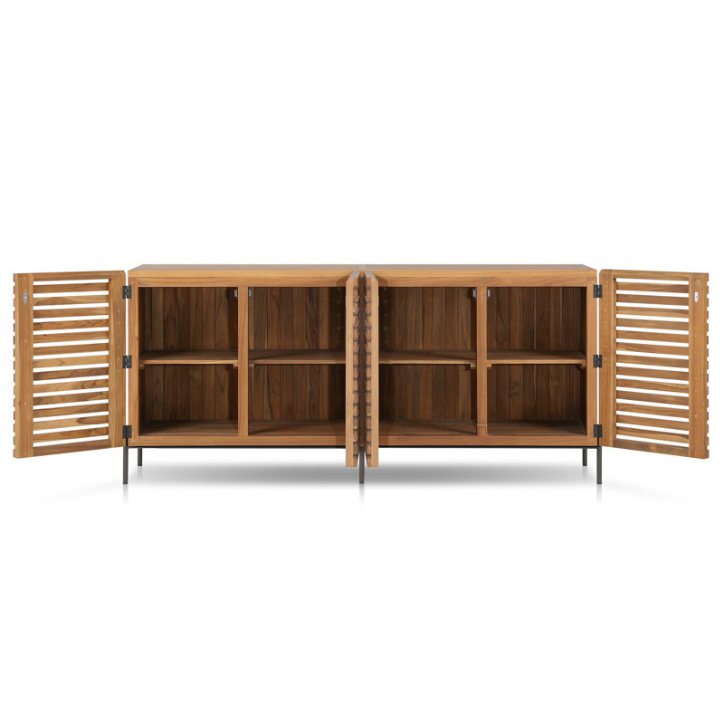 Webb Outdoor Sideboard-Natural Teak-FSC