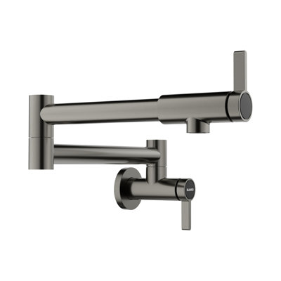 BLANCOCULINA II POT FILLER SATIN DARK STEEL