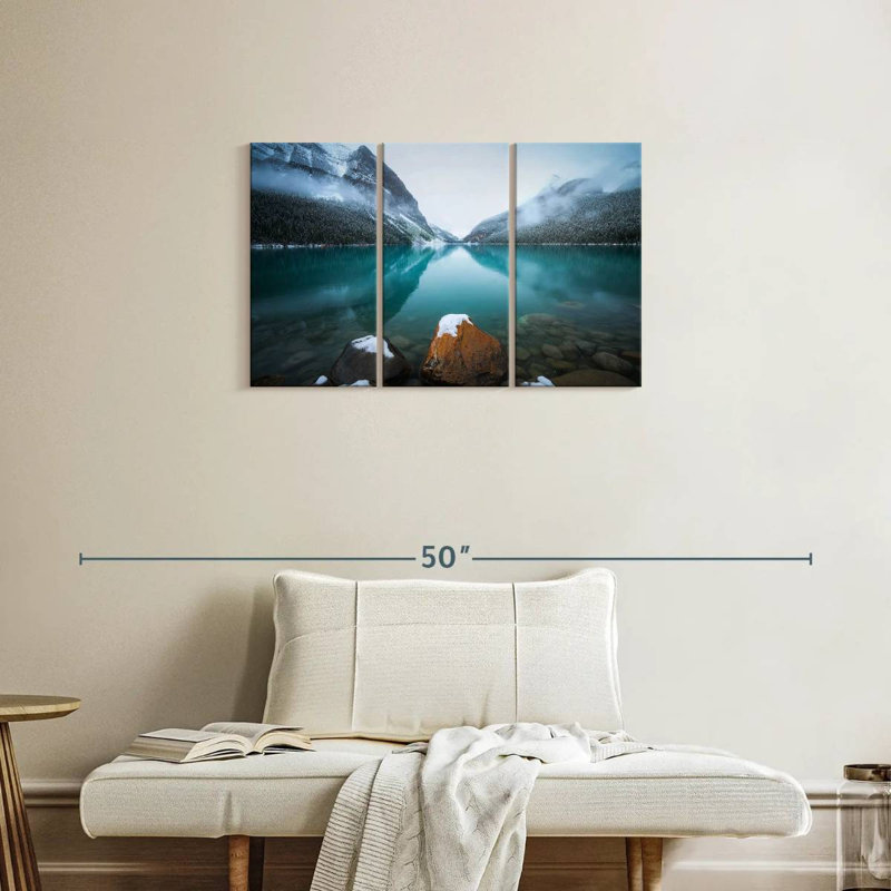 Alvord Foggy Lake Louise, H 20 po x l 33 po
