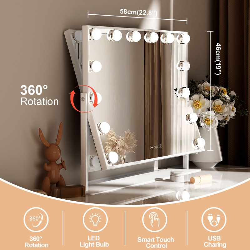 Chaoyichi Rectangle LED Metal Mirror