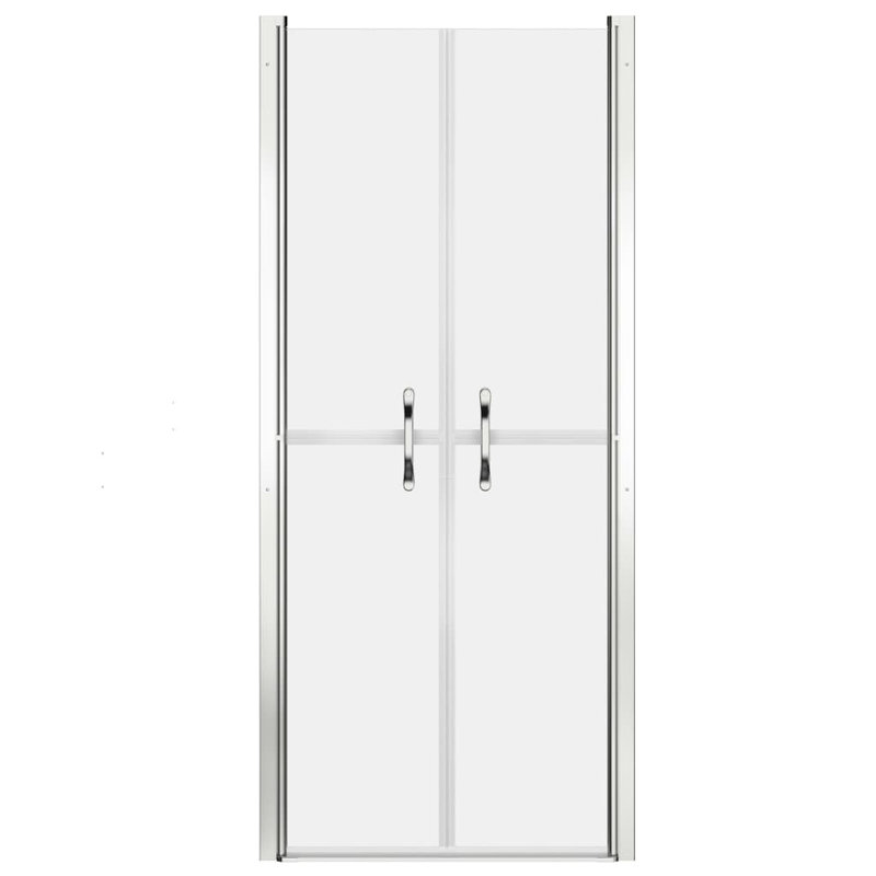 74.8" Frosted ESG Glass Shower Door with Aluminum Frame